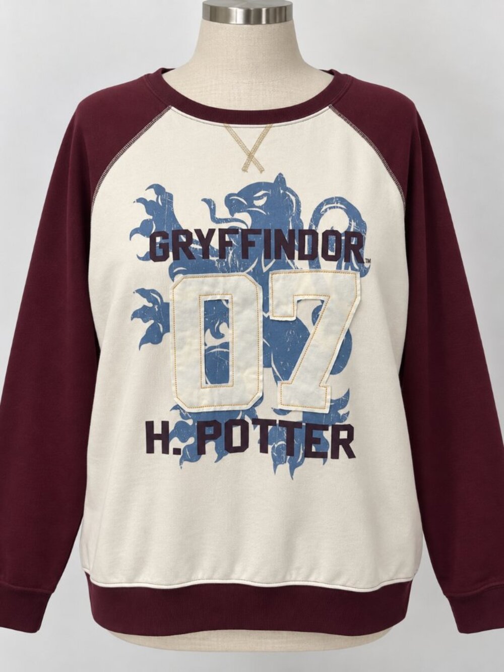 Harry Potter Gryffindor 07 Lightweight Pullover NWT Plus 2X 18W 20W